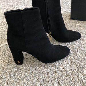 Saint Laurent LOULOU 95 zipped ankle boot